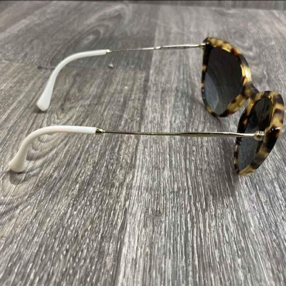 Miu Miu Designer Cat Eye Brown Tortoise Shell Sun… - image 8